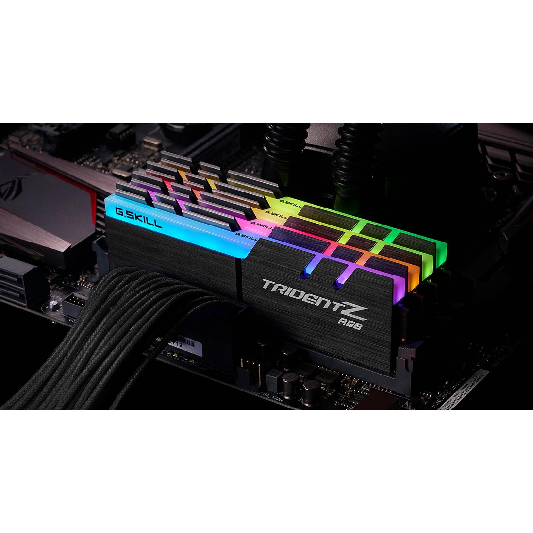 Thumbnail - G.Skill Trident Z RGB (4 x 8GB, 3600 MHz, DDR4-RAM, DIMM), RAM, Schwarz