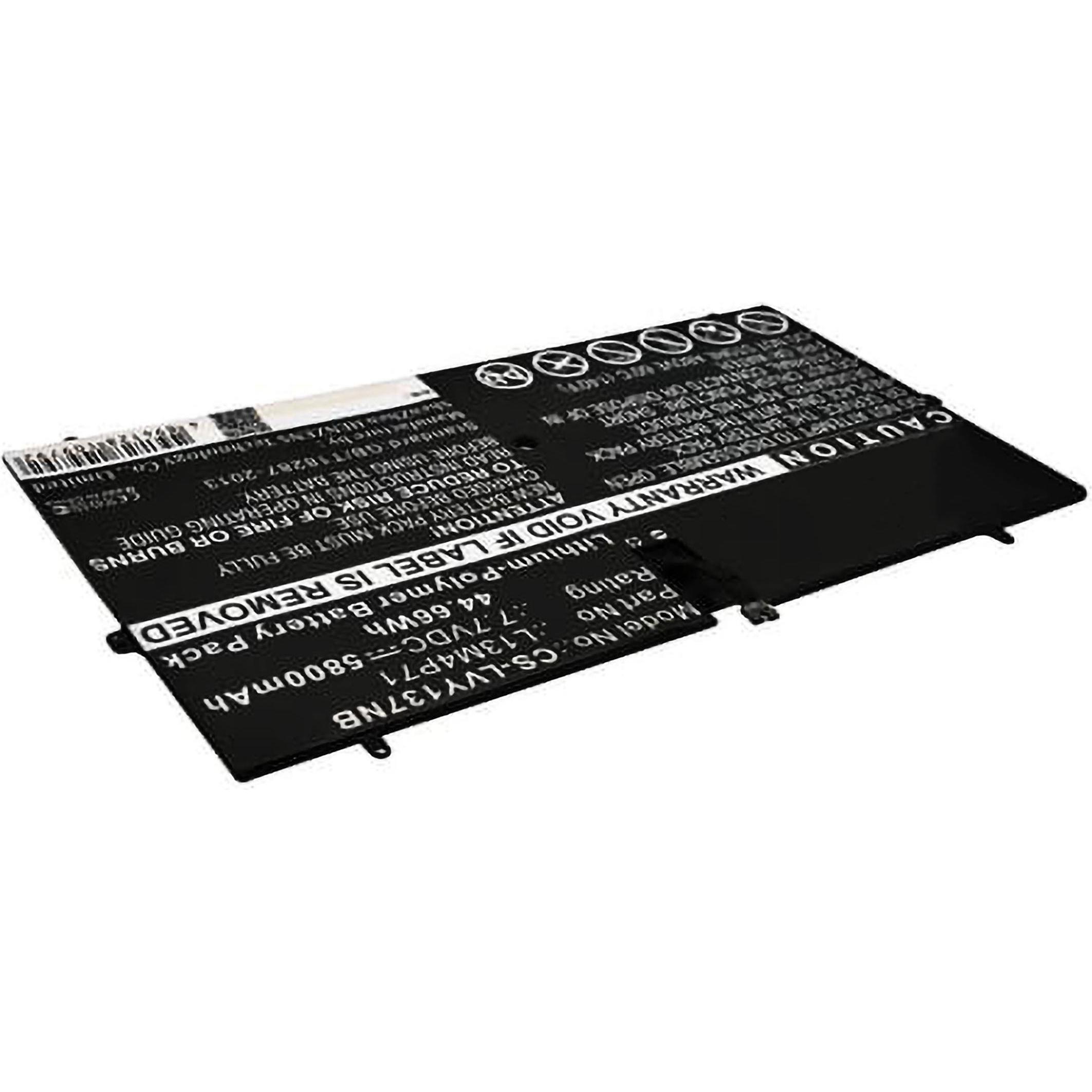 Lenovo Akku kompatibel mit 121500264 (5800 mAh), Notebook Akku, Schwarz