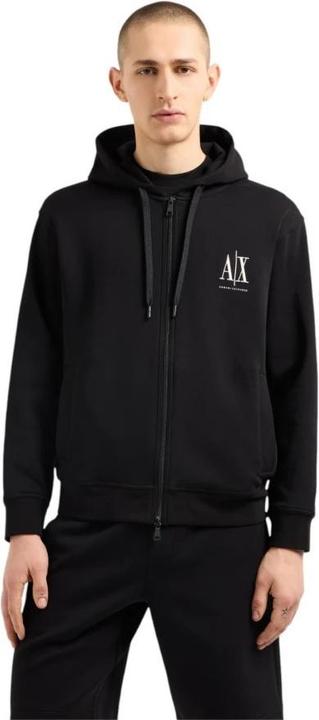 Produktbild Armani Exchange Icon Project besticktes Logo Vollreissverschluss Kapuzenpullover (XS)