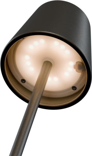 Actual product image Goobay Wireless LED table lamp RGB, black (150 lm)