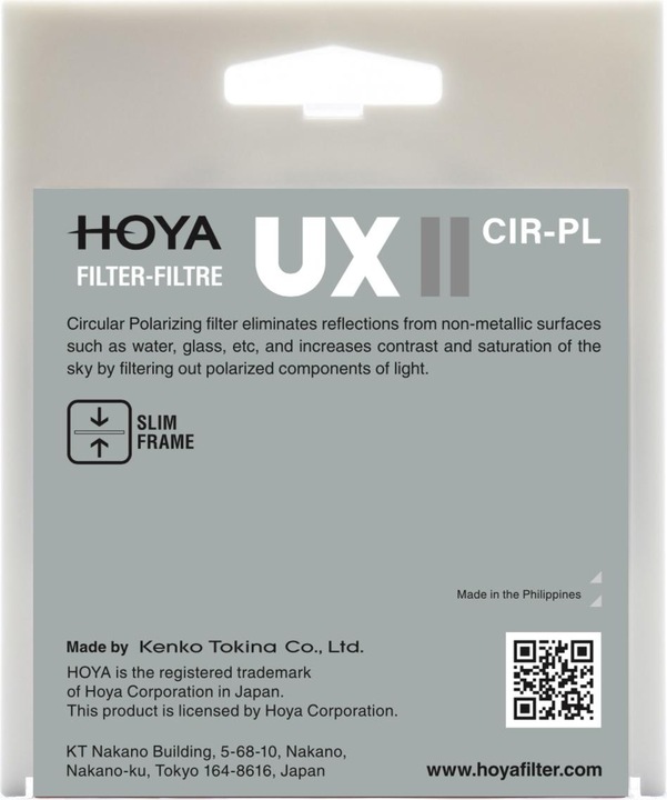 Productafbeelding Hoya Cirkular UX II Poolfilter 58mm (58 mm, Polarisatiefilter)