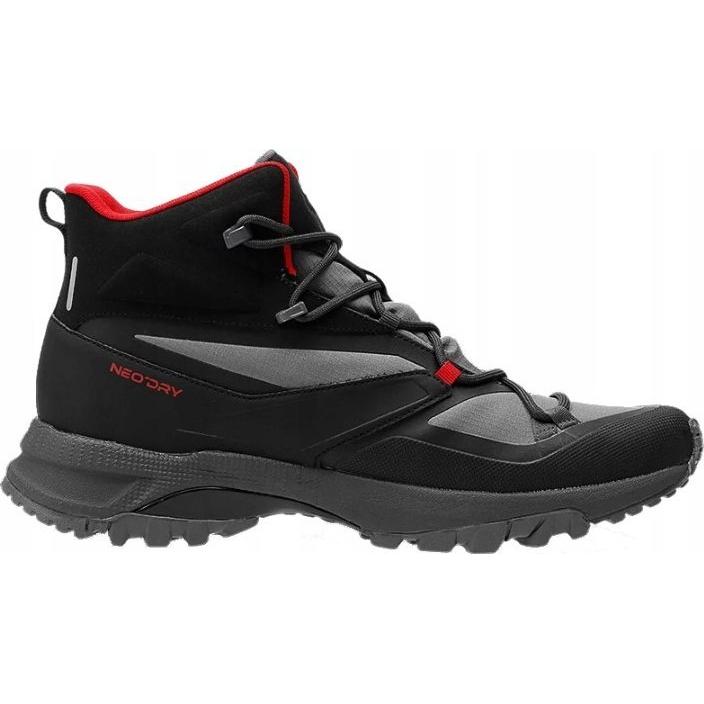 4F, Herren, Wanderschuhe, Buty trekkingowe męskie Dust czarne r. 44 (41), Grau