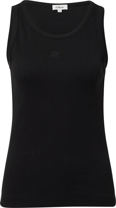 Immagine prodotto S.Oliver T-Shirt Ripp-Top im Slim Fit mit Stickerei (48)
