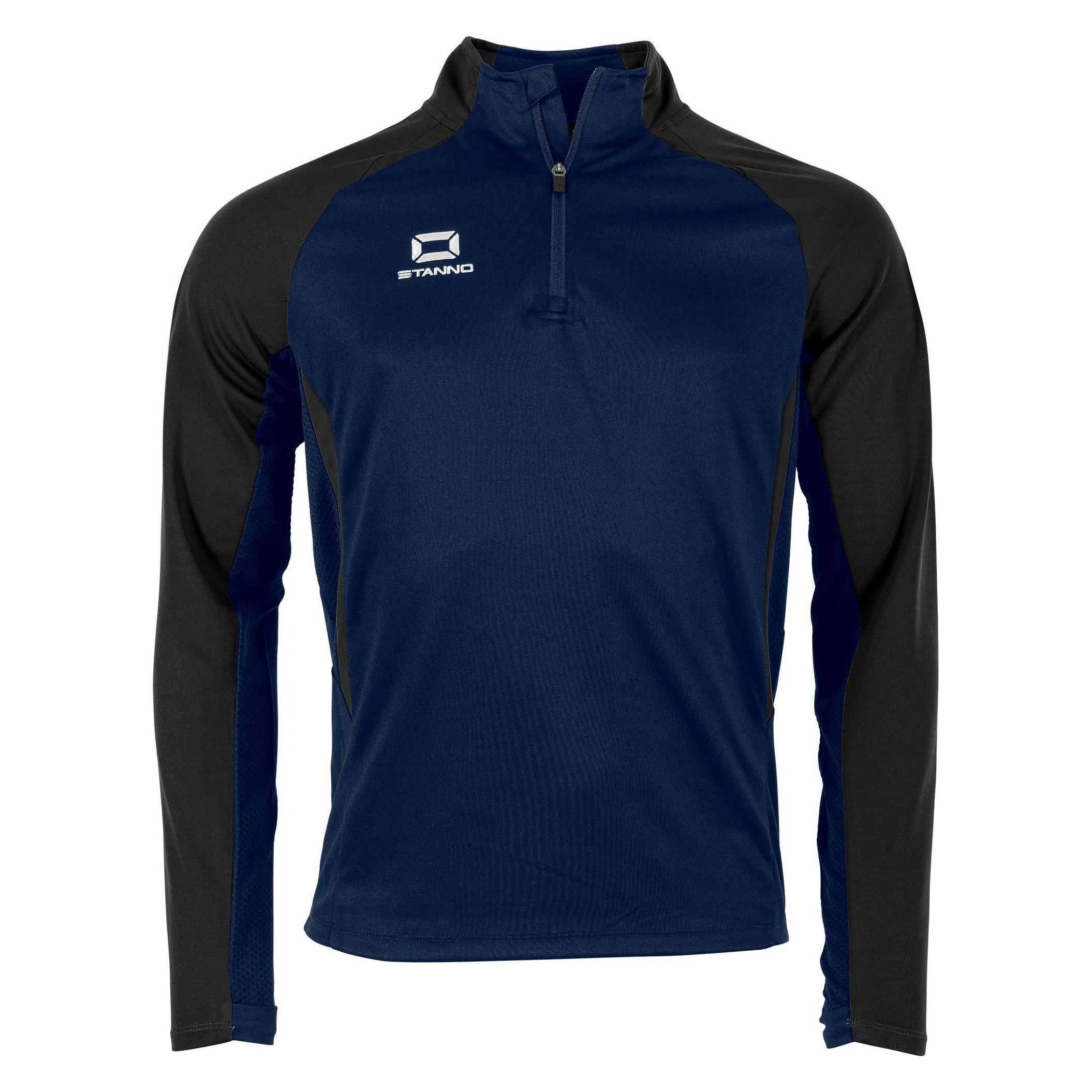 Stanno, Unisex, Sportshirt, Stadio (L), Blau, Schwarz, L