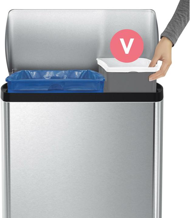 Produktbild Simplehuman Müllbeutel Code V, 16-18 l, 100 Stück (100x, 18 l)