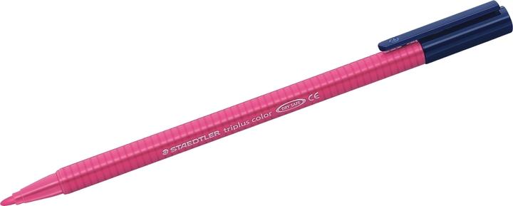 Actual product image Staedtler triplus colour 323 triangular fibre-tip pen, single product, magenta (10x)