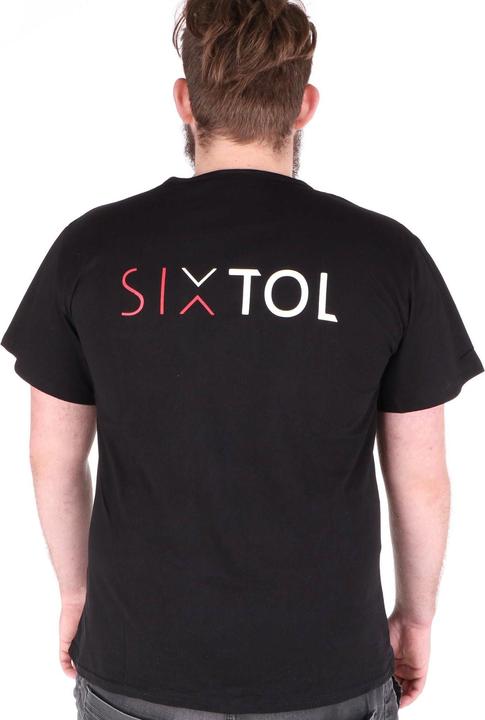 Actual product image Sixtol Men's T-SHIRT, black, size L, 100% cotton (L)