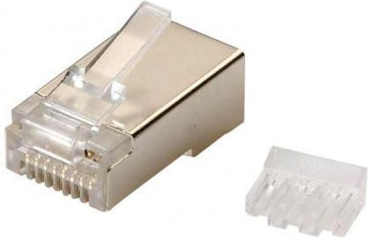 Actual product image Lanview RJ45 FTP plug Cat6 for AWG 24-26 solid/stranded conductor, 10pcs. (F/UTP, CAT6a)