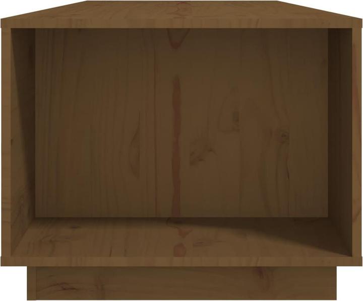 Produktbild vidaXL Couchtisch Honigbraun 110x50x40cm Massivholz Kiefer Beistelltisch Tisch