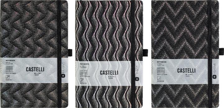 Produktbild Castelli Notizbuch Optical (A5, Liniert, Harter Einband)