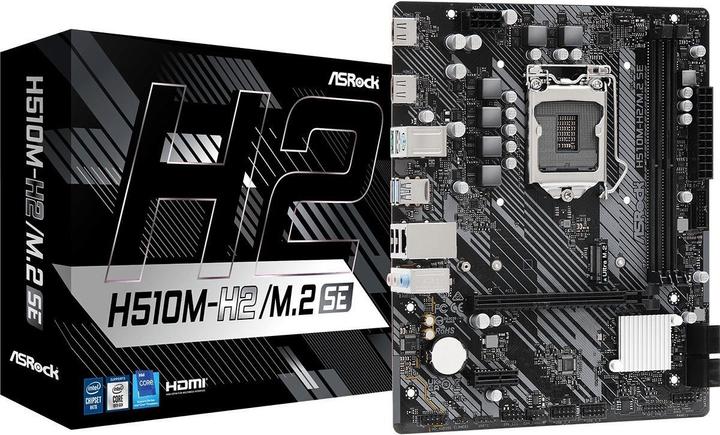 Actual product image AsRock H510M-H2/M.2 SE (LGA 1200, Intel H470, mATX)