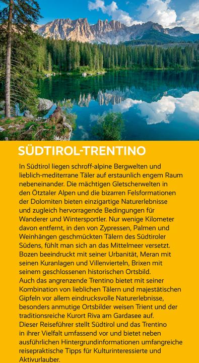 Immagine prodotto Guida di viaggio Alto Adige e Trentino (Tedesco, Gunnar Strunz, 2024)