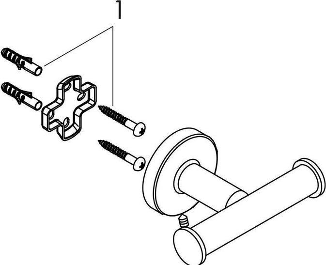 Produktbild hansgrohe Logis Universal Handtuchhaken doppelt