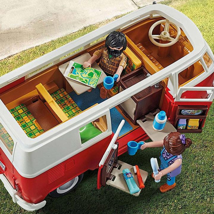 Image du produit Playmobil Volkswagen T1 Camping Bus (70176, Voiture populaire Playmobil)