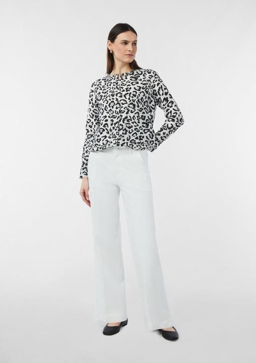 Produktbild Comma Bluse Strukturierte Bluse mit aufgesetzten Taschen (36)