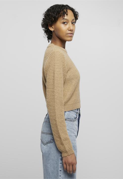 Produktbild Urban Classics Ladies Short Waffle Sweater (M)