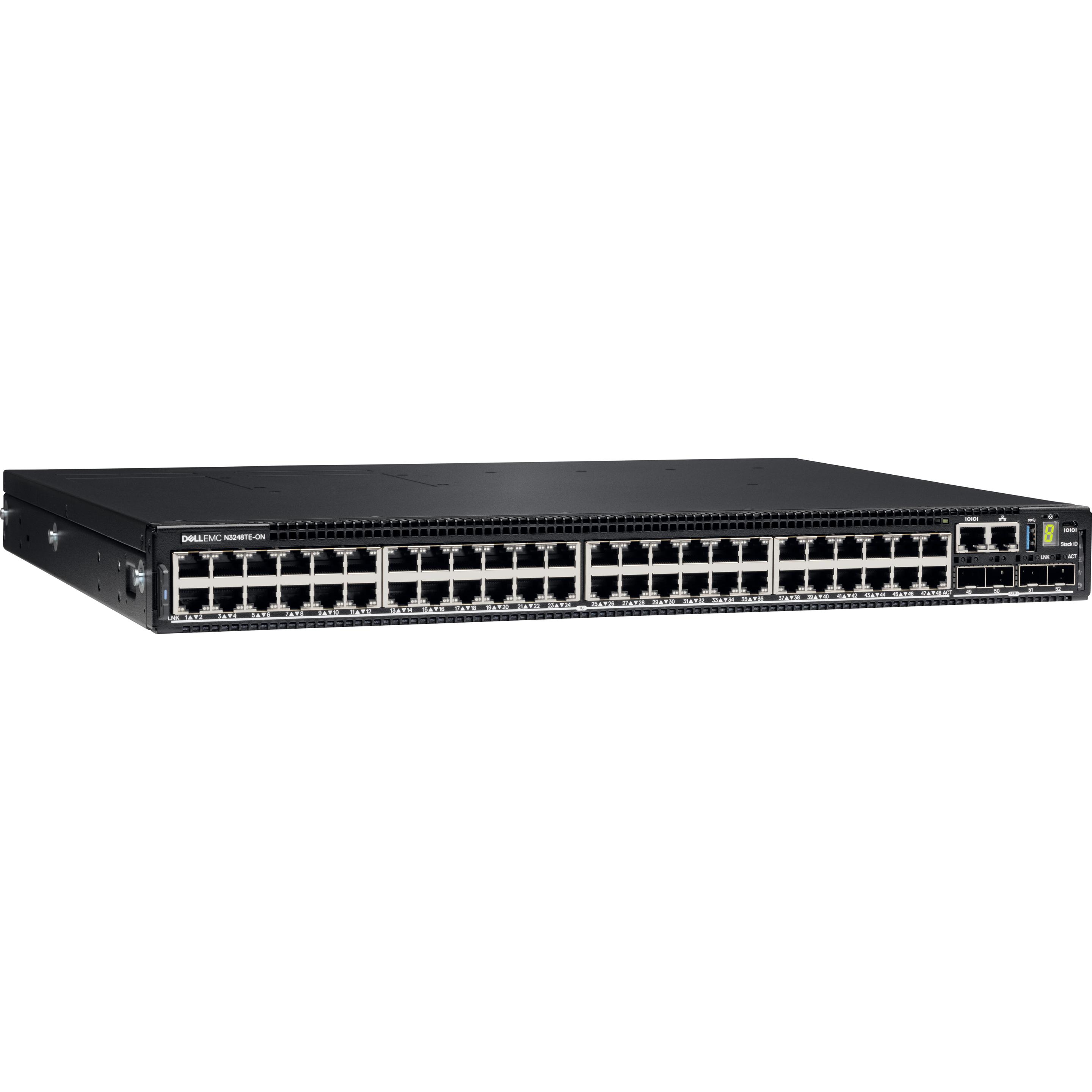 Dell EMC PowerSwitch N3200-ON Series N3248TE-ON (54 Ports), Netzwerk Switch, Schwarz