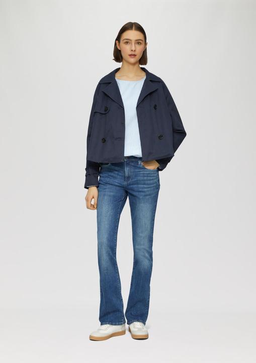 Produktbild S.Oliver Bluse Oversized Baumwollbluse mit Herz-Stickerei (36)