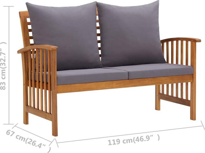 Image du produit vidaXL Garten Lounge Set
