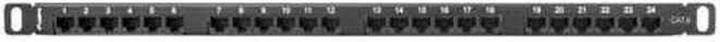Actual product image Lanberg PPU6-0024-B Patch Panel 0.5U