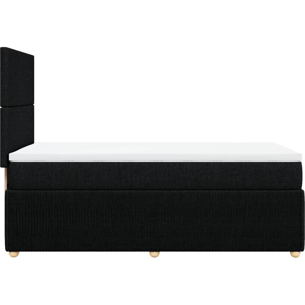 Thumbnail - VidaXL, Bett, Bo x springbett mit Matratze 100 x 200 cm Stoff (100 x 200 cm)