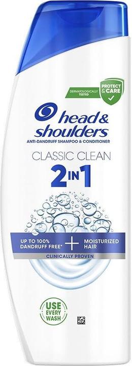 Actual product image Head & Shoulders Classic Clean 2in1 Shampoo - Anti-dandruff, 330 ml (330 ml, Liquid shampoo)