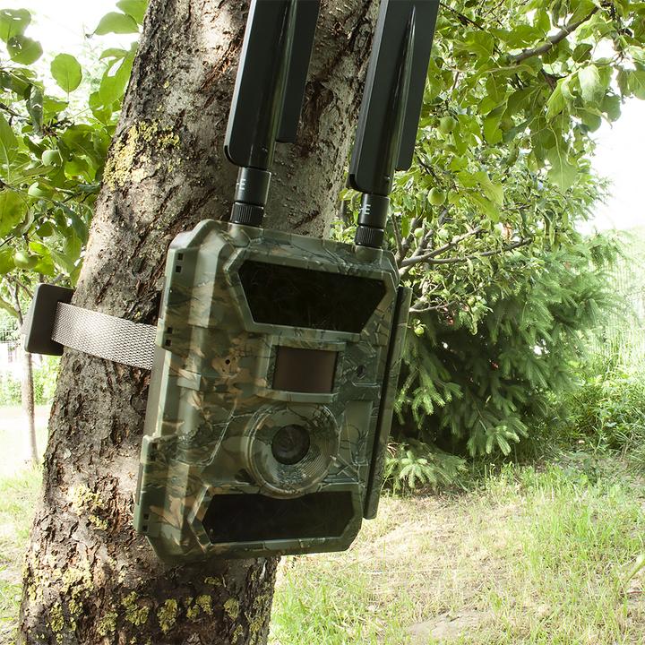 Produktbild PNI Hunting 400C 12MP Jagdkamera mit 4G LTE Internet, GPS, überträgt gleichzeitig Video und Foto auf