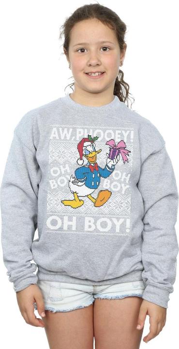 Immagine prodotto Disney Donald Duck Christmas Fair Isle Felpa Ragazze (116)