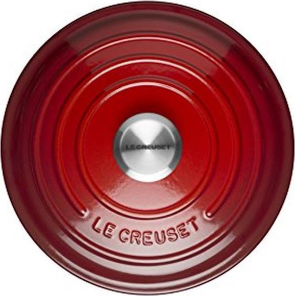 Immagine prodotto Le Creuset Creuset Signature Braadpan - 34 CM - Gietijzer - 12,4 litri - Kersenrood (34 cm, Pirofila + casseruola, Ghisa)