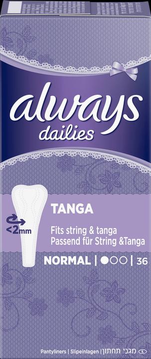 Actual product image Always Dailies Thong (36 x)