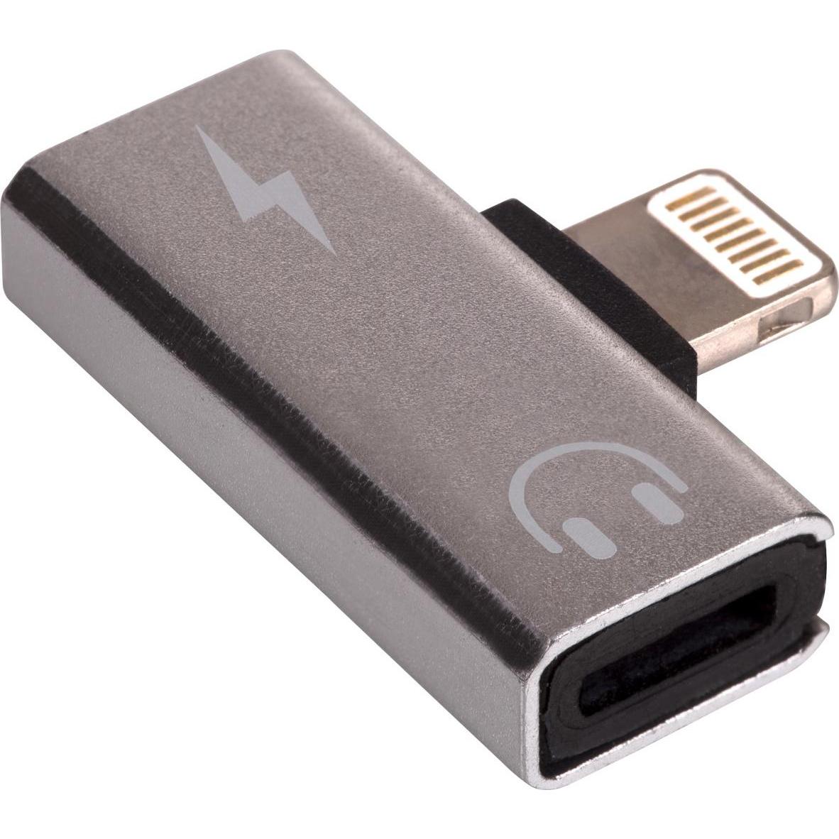 Thumbnail - Akyga Adapter AK-AD-64 Lightning (m) / Lightning (f) / Lightning (f) (Lightning, Lightning), Mobilgerät Adapter, Schwarz...