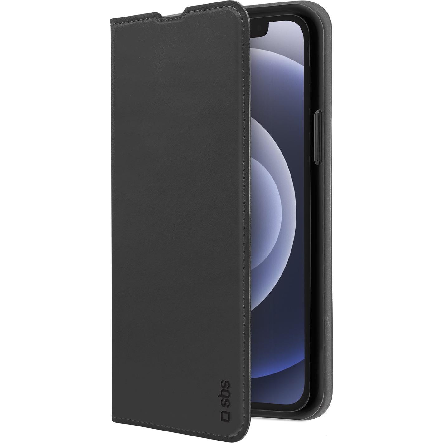 SBS Klapphülle (Apple iPhone 12, Realme 12 Pro+), Smartphone Hülle, Schwarz