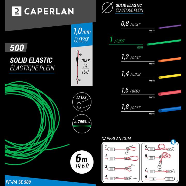 Produktbild Caperlan Trainingsband Elastisch Latex (600 cm)