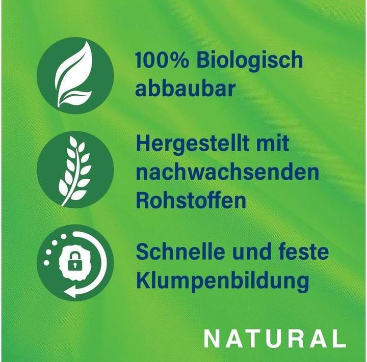 Produktbild Catsan Natural (Biologisch abbaubar, Klumpend, Neutralisierend, 4.36 kg)