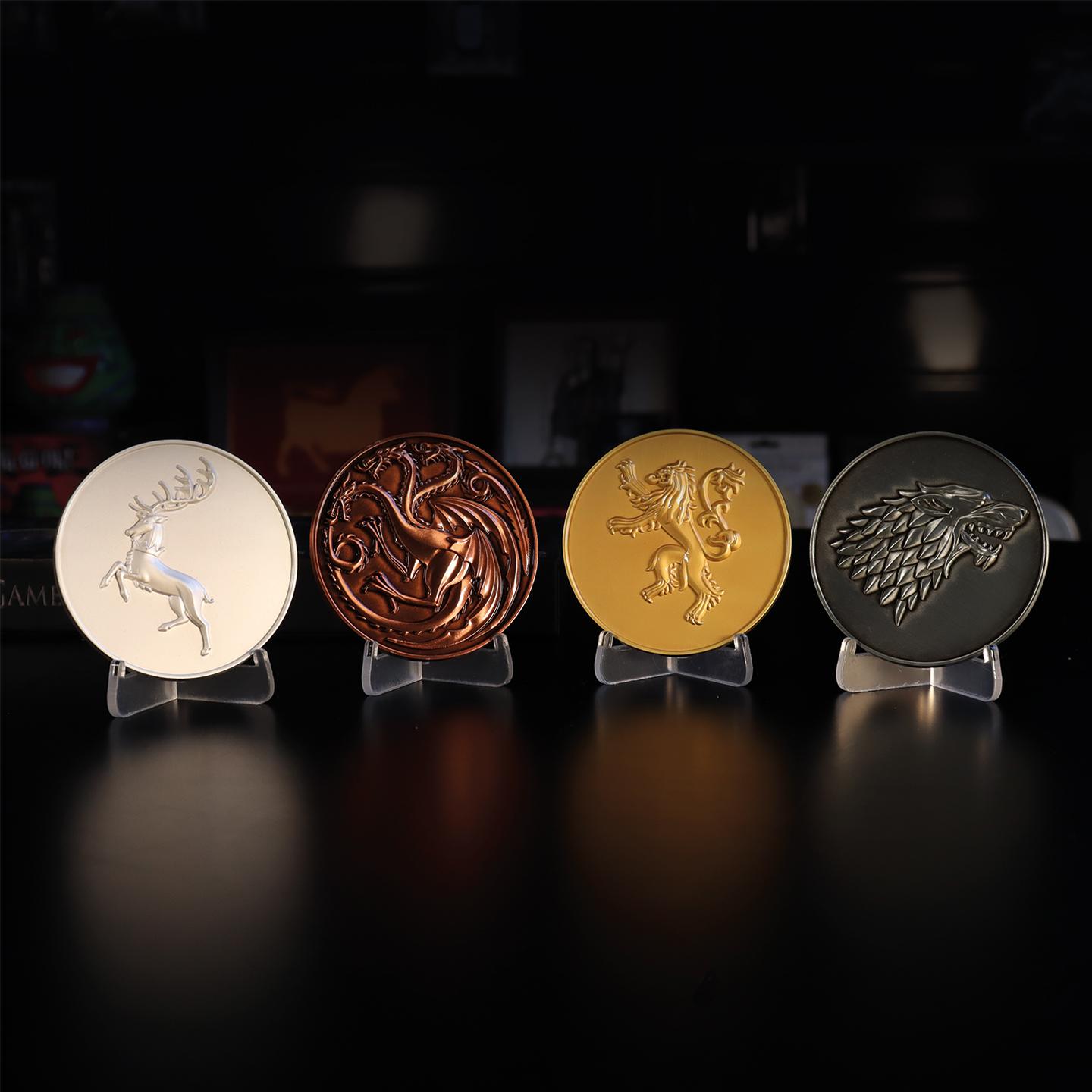 Thumbnail - Fanattik Game of Thrones: Medaillen-Set Sigil - Limited Edition