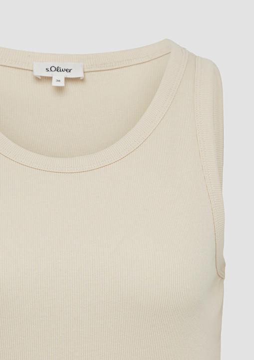 Immagine prodotto S.Oliver T-Shirt Slim-Fit-Top mit Rippstruktur (42)