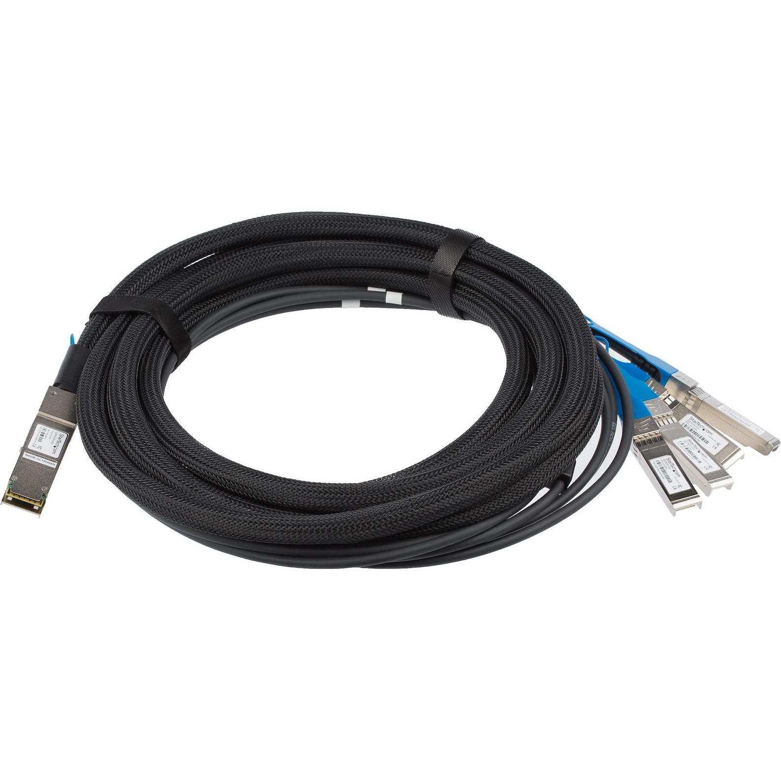 Thumbnail - StarTech 5m Qsfp+ Breakout Cable, Transceiver, Schwarz