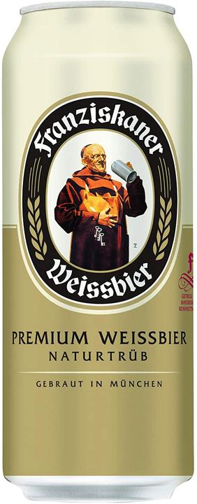 Produktbild Franziskaner Hefe-Weiss Bier naturtrüb (24 x 50 cl)