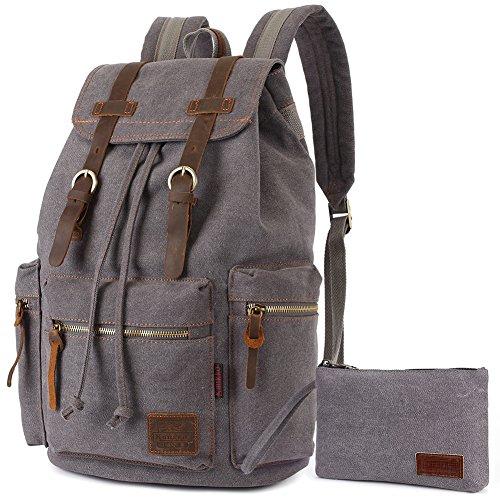 Image du produit Only-Bags.Store Vintage Backpacks, Canvas Laptop Backpack School Backpack Daypack Stylish Backpack for