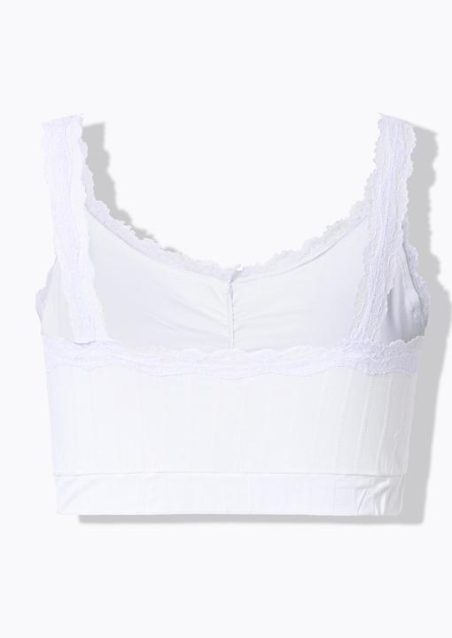 Produktbild Ulla Popken Bustiers, 2er-Pack, Spitzenkante, Ajourjersey (2er Pack, 60 H)