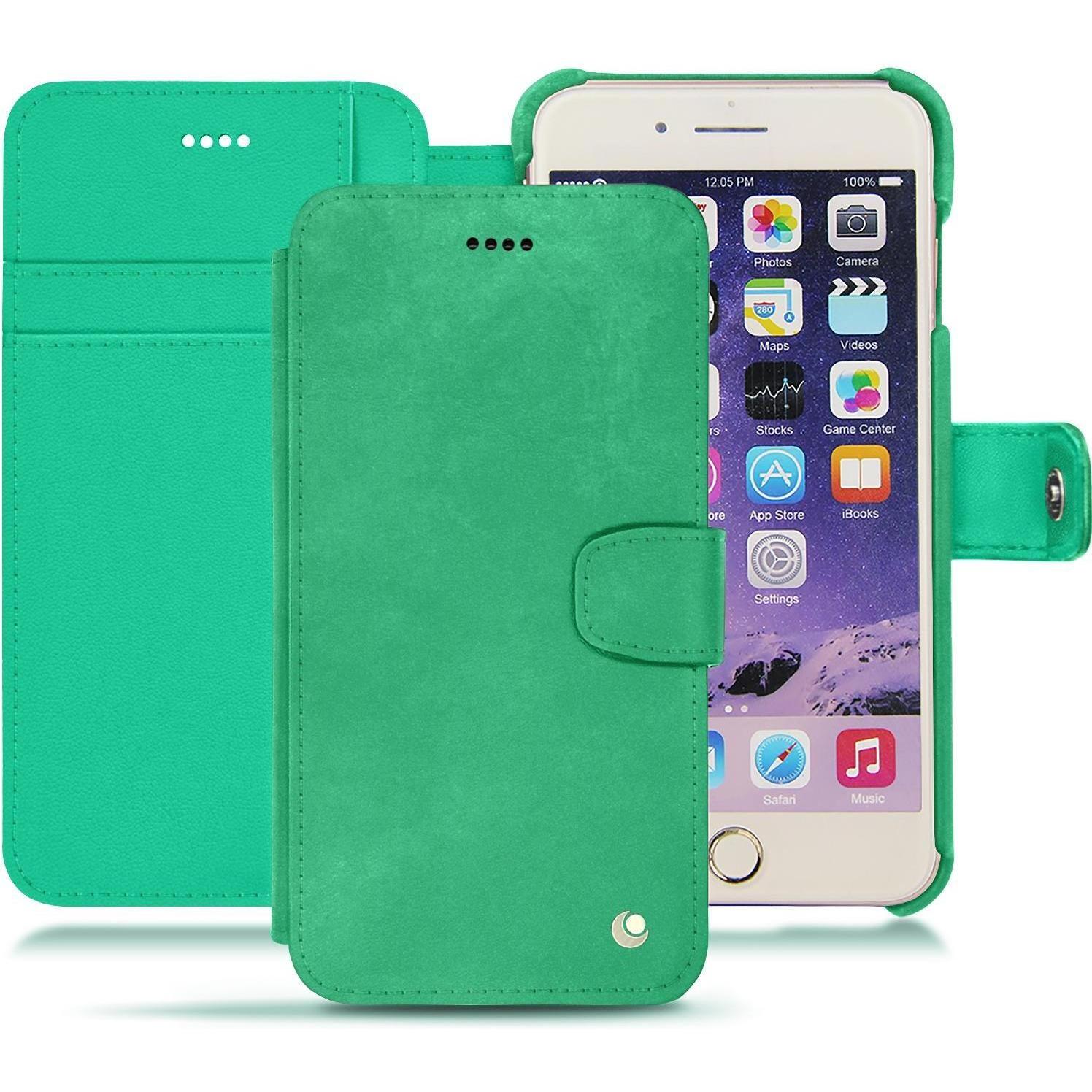 Thumbnail - Noreve Lederschutzhülle Wallet (Apple iPhone X), Smartphone Hülle, Blau