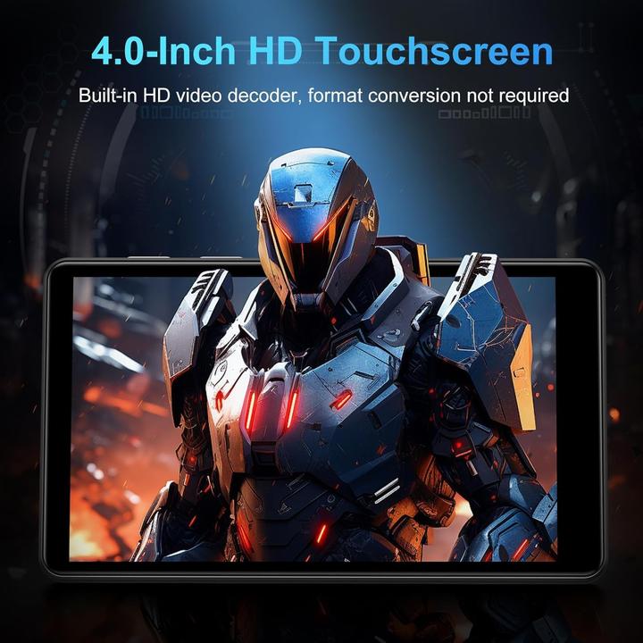 Produktbild Swofy MP3 Player mit Bluetooth & WLAN, Touchscreen, Android (16 GB)