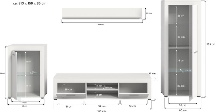 Actual product image Xonox Home Jam (169 x 35 x 31 cm)