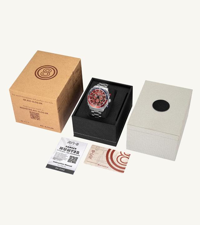 Immagine prodotto AVI-8 AV-4100-22 Hawker Hunter a tempo doppio (Cronografo)