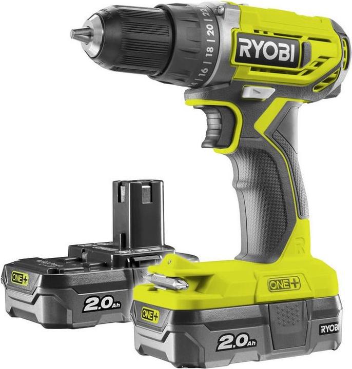 Ryobi 5133003821 R18DD2-220S Akkubohrer 18 Volt 2,0 Ah Li-Ion