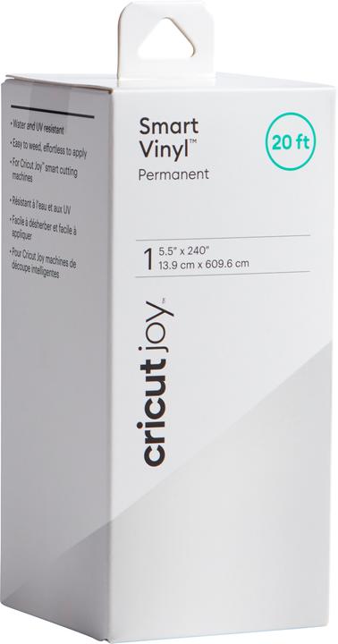 Actual product image Cricut Vinyl film Joy Permanent, 13.9 x 609.6 cm, White (1 x)