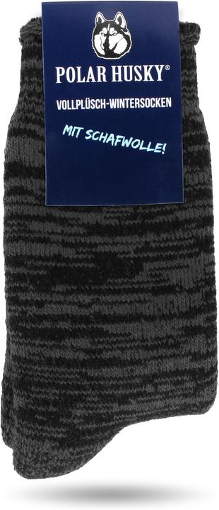 Image du produit Polar Husky Farbige Vollplüsch-Socken mit Wolle (Une unité par pack, 39 - 42)