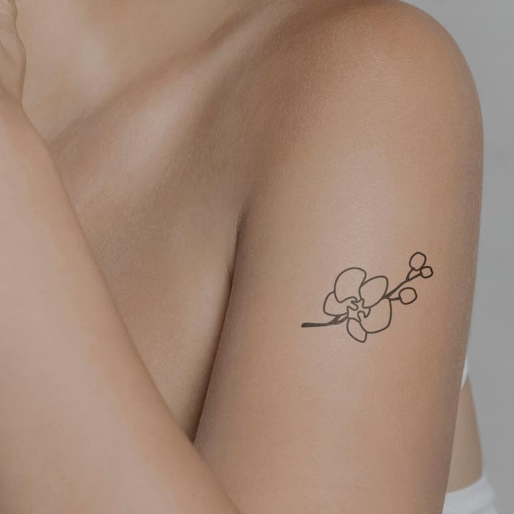 Image du produit minink Tatouage temporaire - Belle orchidée