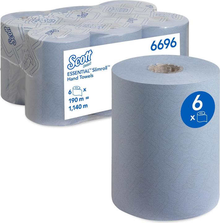 Actual product image Kimberly-Clark SCOTT Essential SLIMROLL Hand Towel Blue (1 x)