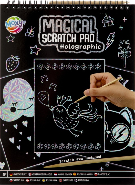 Produktbild Grafix Magic Scratch Block A4